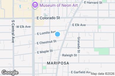 Map image of the property - 323 E Chestnut St