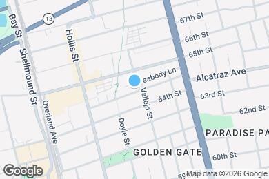 Map image of the property - 1258 Ocean Ave