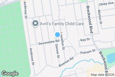 Map image of the property - 203 Denver St