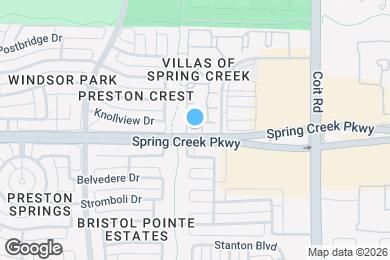 Map image of the property - Villas of Spring Creek