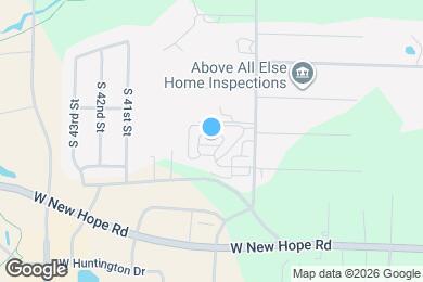 Map image of the property - 3812 W Pawnee Rd