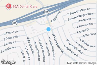 Map image of the property - 6351 N Little Papoose Dr