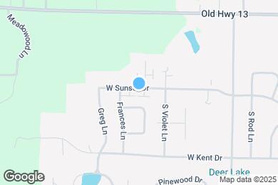 Map image of the property - 3007 W Sunset Dr