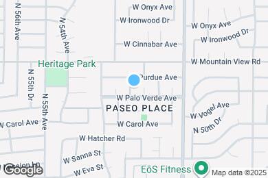 Map image of the property - 9617 N 52nd Dr