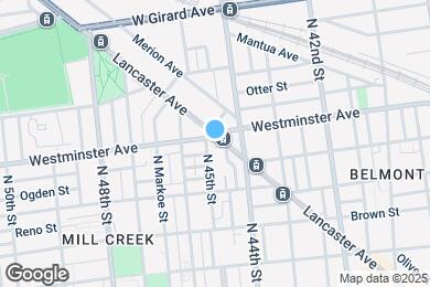Map image of the property - 4432 Lancaster Ave