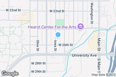 Map image of the property - 2506 Iowa St