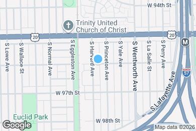 Map image of the property - 9601 S Harvard Ave