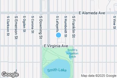 Map image of the property - 454 S Lafayette St