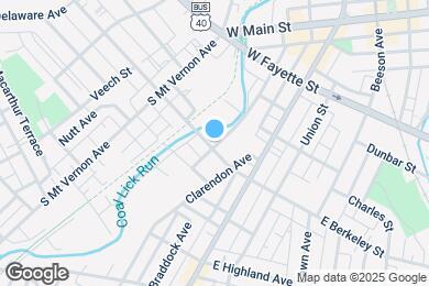 Map image of the property - 114 W Berkeley St