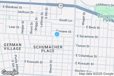 Map image of the property - 473 E Sycamore St