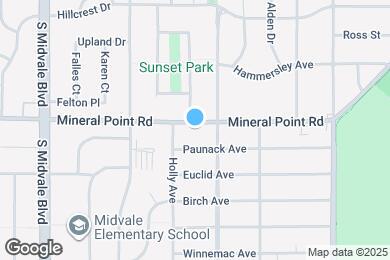 Map image of the property - 4117 Mineral Point Rd