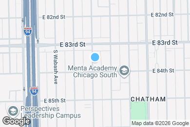 Map image of the property - 8335 S Indiana Ave