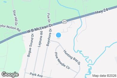 Map image of the property - 174 Hunting Bay Dr