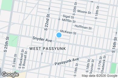 Map image of the property - 2054 Mercy St