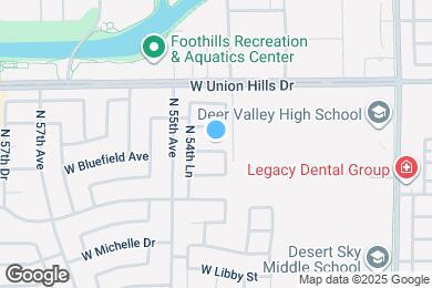 Map image of the property - 5426 W Bluefield Ave