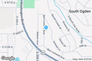 Map image of the property - 4986 Ben Lomond Ave