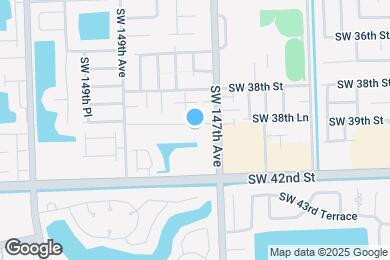Map image of the property - 14758 SW 39th Terrace