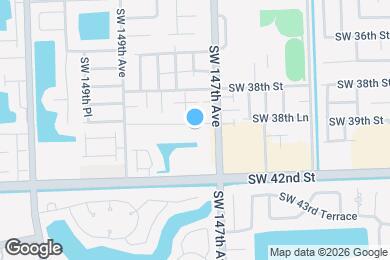 Map image of the property - 3839 SW 148th Ave