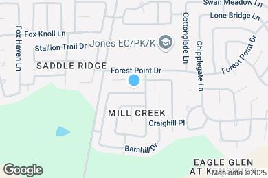 Map image of the property - 7911 Bluff Trail Dr