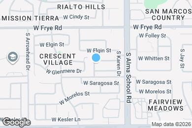 Map image of the property - 1107 W Whitten St