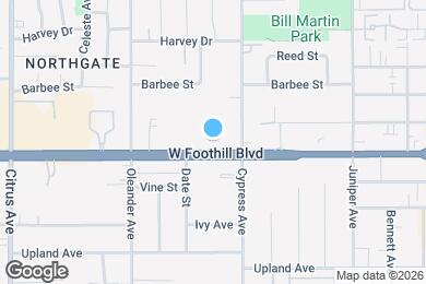 Map image of the property - 16436 Foothill Blvd