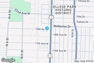 Map image of the property - 1115 19th Ave N