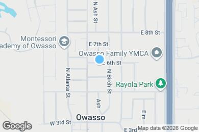 Map image of the property - 202 E 6th St