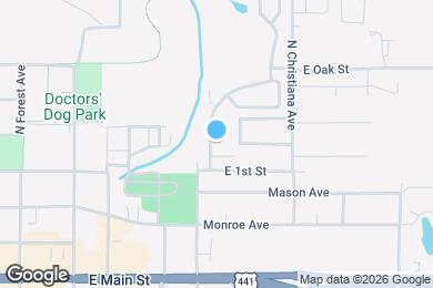 Map image of the property - 19 N Cervidae Dr