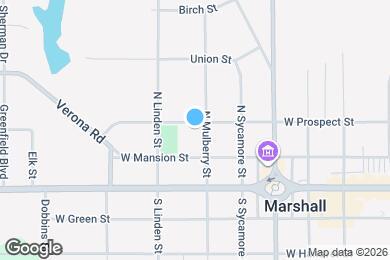 Map image of the property - 607 W Prospect St