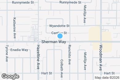 Map image of the property - 13941 Sherman Way