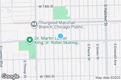 Map image of the property - 7552 S Carpenter St