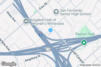 Map image of the property - 10943 Laurel Canyon Blvd