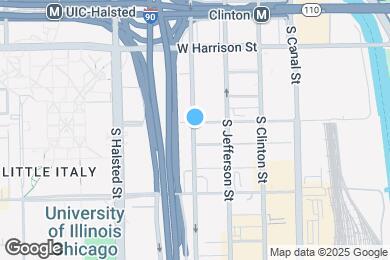 Map image of the property - 811 W Van Buren St