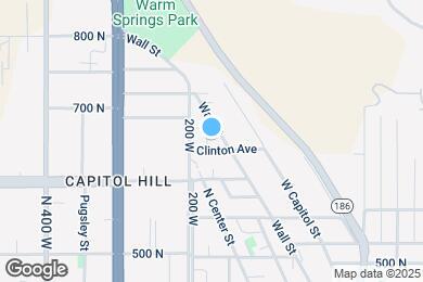 Map image of the property - 172 W Clinton Ave