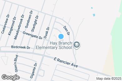 Map image of the property - 5806 Redstone Dr
