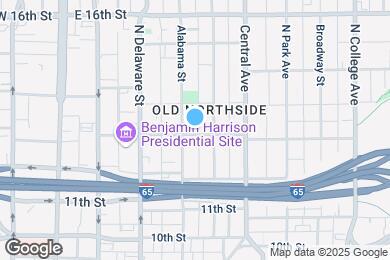 Map image of the property - 1301 N Alabama St
