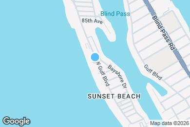 Map image of the property - 8432 W Gulf Blvd