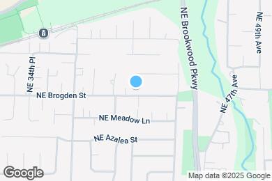 Map image of the property - 4061 NE Brogden St