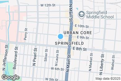 Map image of the property - 1831 N Laura St