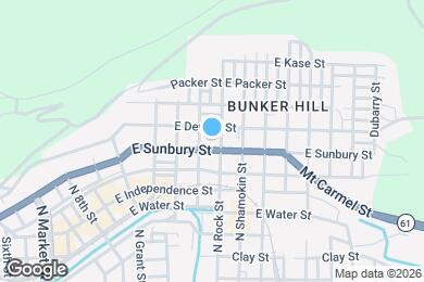 Map image of the property - 319 E Sunbury St