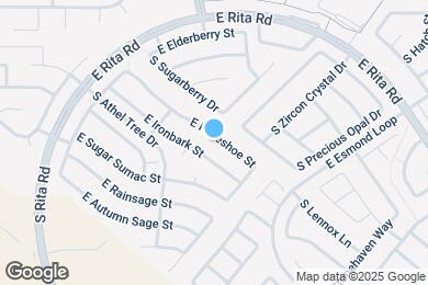 Map image of the property - 9204 E Muleshoe St