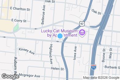 Map image of the property - 318 E McMillan St