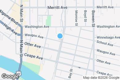 Map image of the property - 420 Waugoo Ave
