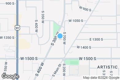 Map image of the property - 1302 S 200 W