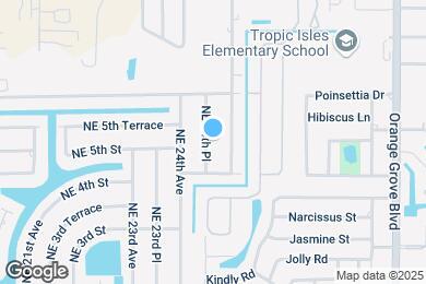 Map image of the property - 503 NE 24th Pl