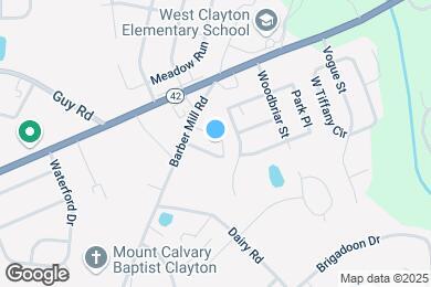 Map image of the property - 40 Belhaven Dr