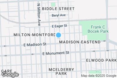 Map image of the property - 820 N Lakewood Ave