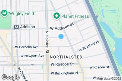 Map image of the property - 721 W Brompton Ave