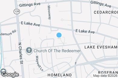 Map image of the property - Melrose East Apartments