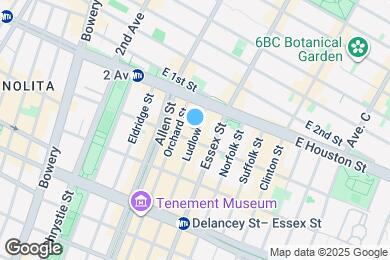 Map image of the property - 167 Ludlow St